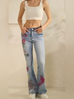 New Oli & Hali Embroidered Jeans